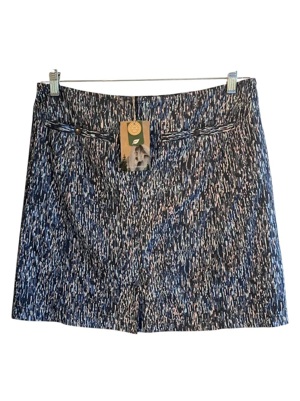 NWT Royal Robbins Discovery III Printed Skort 12 Pockets Tennis Golf Pickleball
